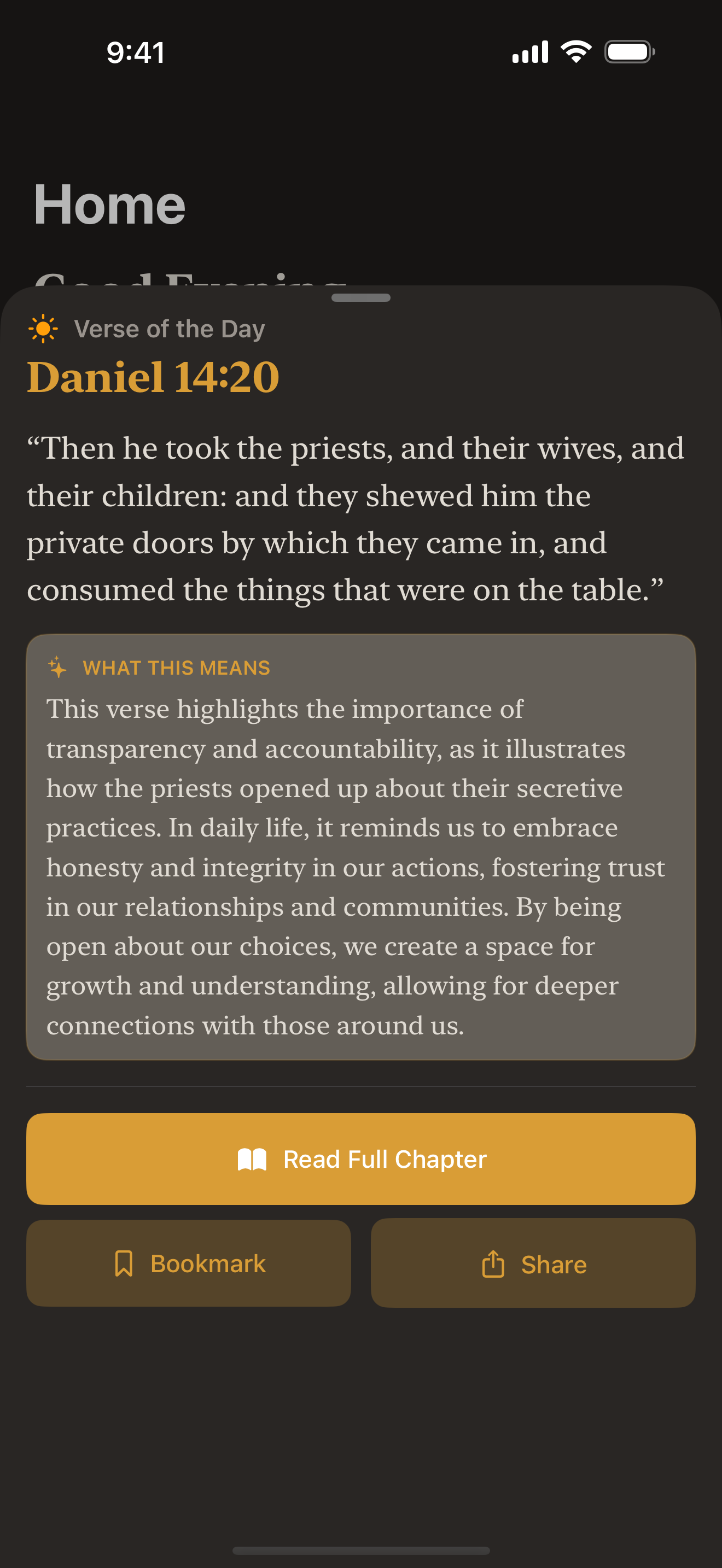 Sacred Scrolls home with Verse of the Day